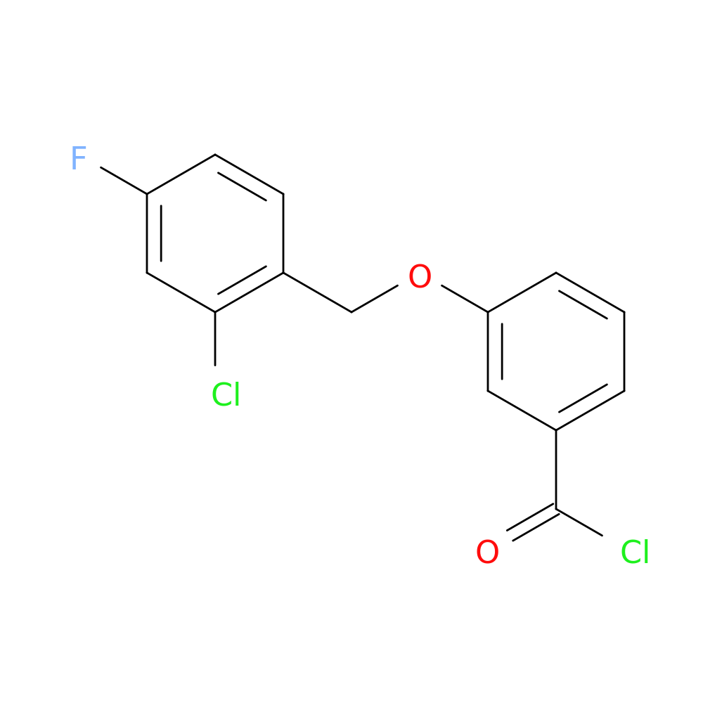 3-[(2-Chloro-4-fluorobenzyl)oxy]benzoyl chloride