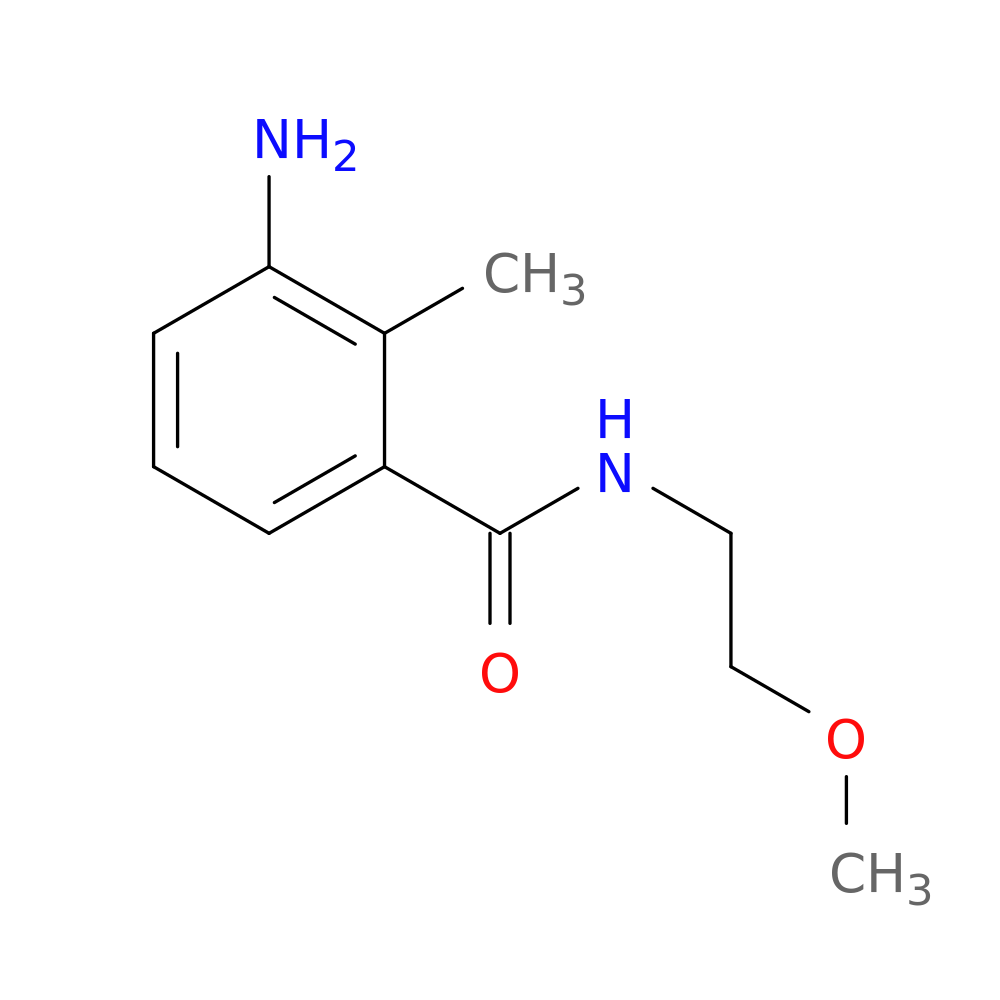 3-Amino-N-(2-methoxyethyl)-2-methylbenzamide