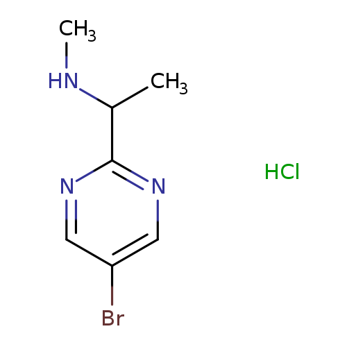 [1-(5-bromopyrimidin-2-yl)ethyl](methyl)amine hydrochloride