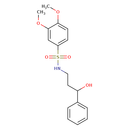 N-(3-hydroxy-3-phenylpropyl)-3,4-dimethoxybenzene-1-sulfonamide