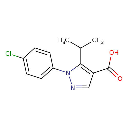 1-(4-Chlorophenyl)-5-(propan-2-yl)-1h-pyrazole-4-carboxylic acid