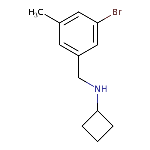 N-[(3-Bromo-5-methylphenyl)methyl]cyclobutanamine