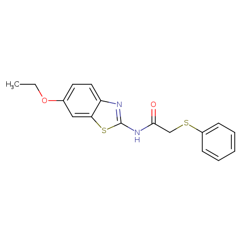N-(6-ethoxy-1,3-benzothiazol-2-yl)-2-(phenylsulfanyl)acetamide