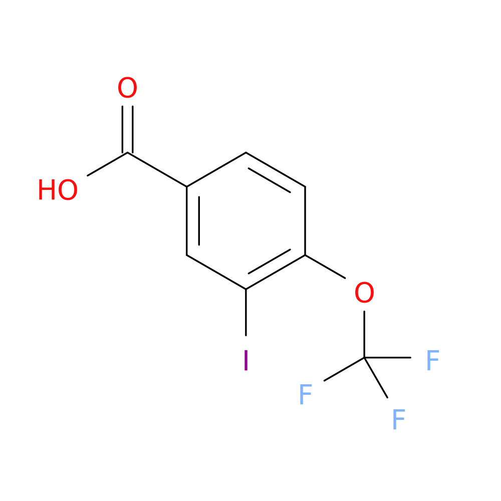 3-Iodo-4-(trifluoromethoxy)benzoic acid