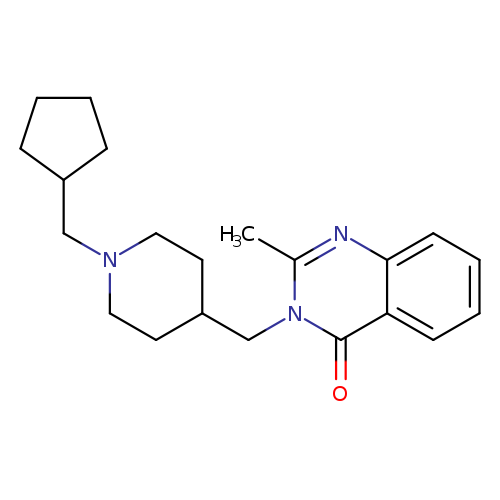 3-{[1-(cyclopentylmethyl)piperidin-4-yl]methyl}-2-methyl-3,4-dihydroquinazolin-4-one