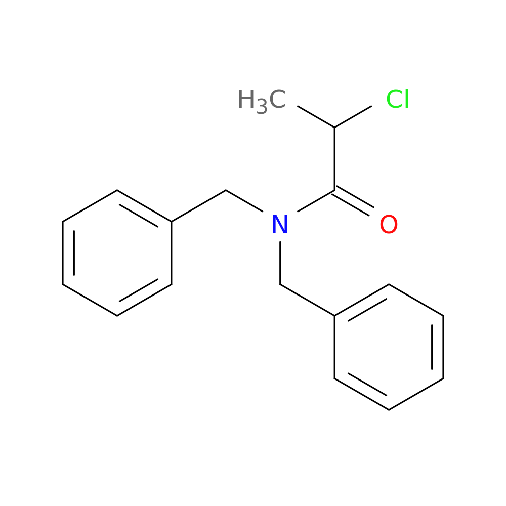 N,N-dibenzyl-2-chloropropanamide