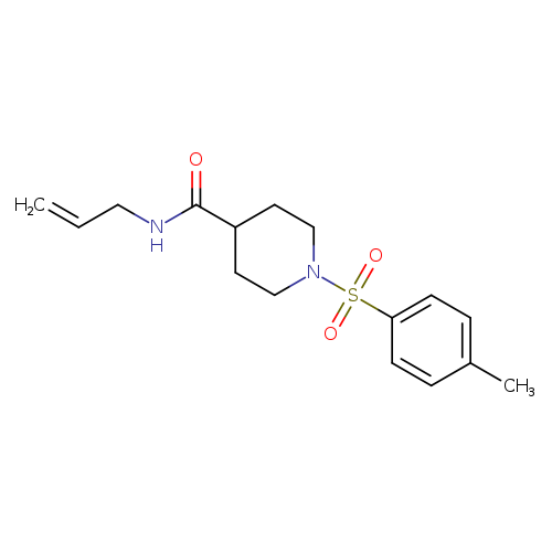 1-(4-methylbenzenesulfonyl)-N-(prop-2-en-1-yl)piperidine-4-carboxamide