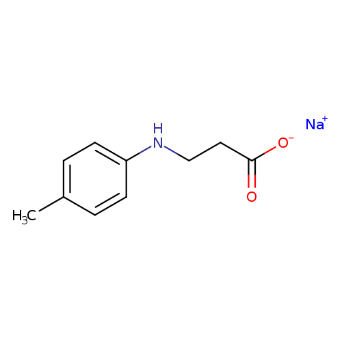 Sodium 3-[(4-methylphenyl)amino]propanoate