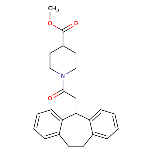 methyl 1-(2-{tricyclo[9.4.0.0,3,8]pentadeca-1(15),3,5,7,11,13-hexaen-2-yl}acetyl)piperidine-4-carboxylate