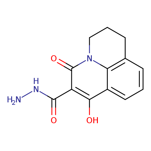 4-hydroxy-2-oxo-1-azatricyclo[7.3.1.0^{5,13}]trideca-3,5(13),6,8-tetraene-3-carbohydrazide