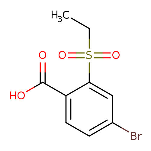 Benzoicacid,4-bromo-2-(ethylsulfonyl)-