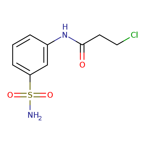 3-chloro-N-(3-sulfamoylphenyl)propanamide