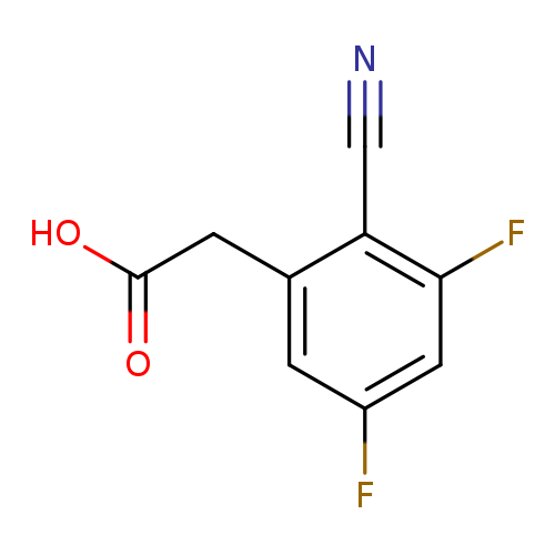 2-(2-cyano-3,5-difluorophenyl)acetic acid