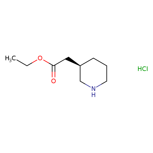(R)-3-Piperidine acetate ethyl ester hcl