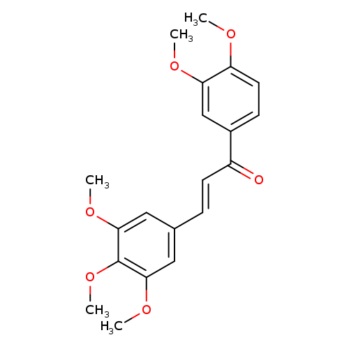 (2E)-1-(3,4-dimethoxyphenyl)-3-(3,4,5-trimethoxyphenyl)prop-2-en-1-one