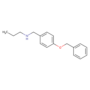{[4-(benzyloxy)phenyl]methyl}(propyl)amine