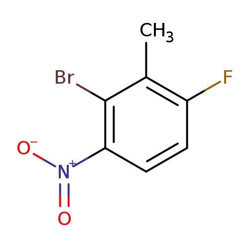 2-Bromo-4-fluoro-3-methyl-1-nitrobenzene