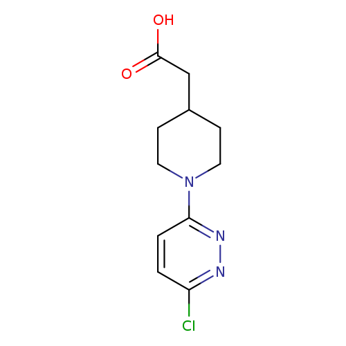 2-[1-(6-chloropyridazin-3-yl)piperidin-4-yl]acetic acid