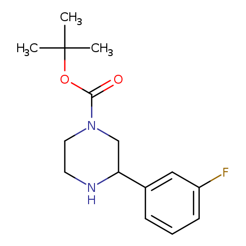 tert-butyl 3-(3-fluorophenyl)piperazine-1-carboxylate