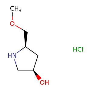 (3R,5R)-5-(Methoxymethyl)pyrrolidin-3-ol hydrochloride