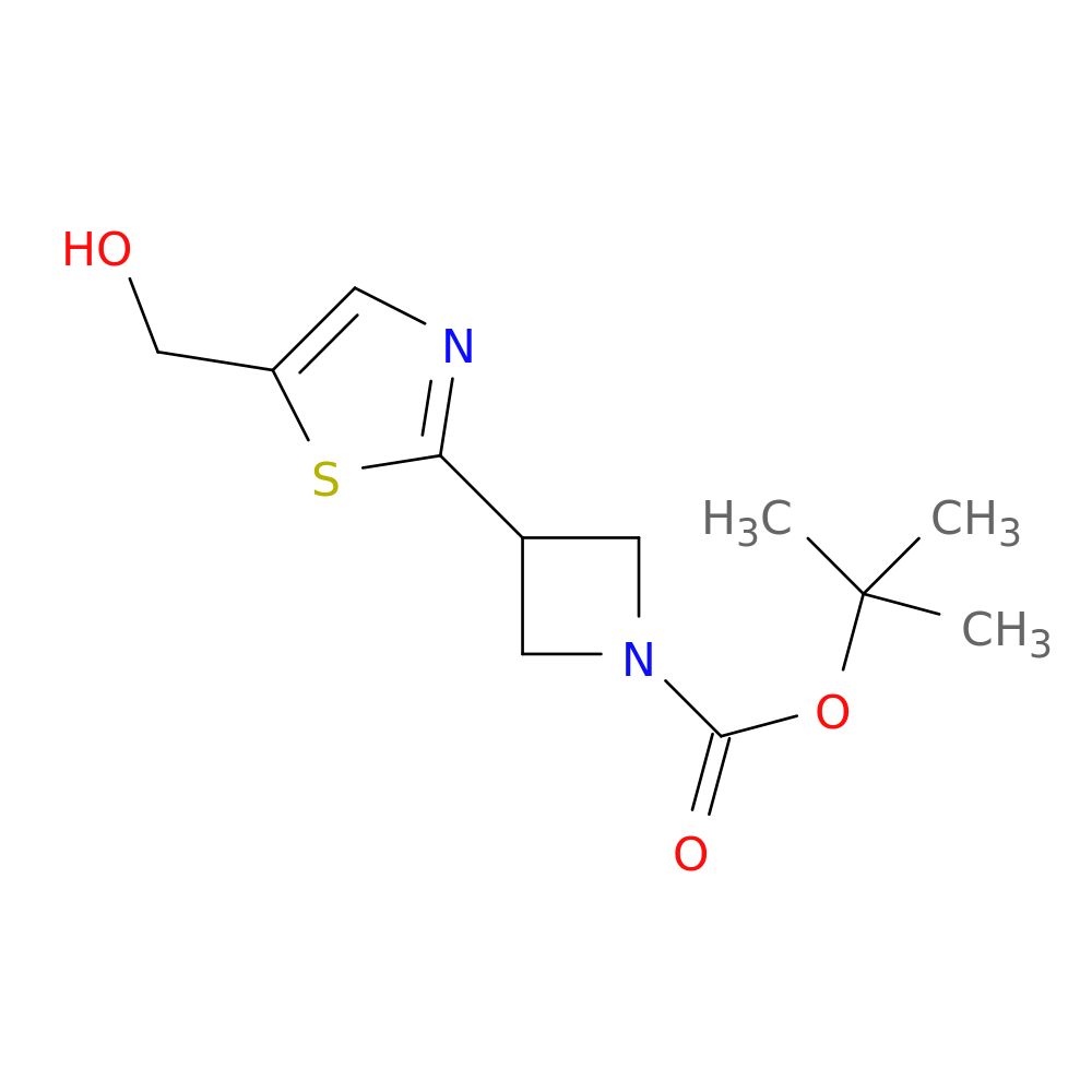 tert-butyl 3-[5-(hydroxymethyl)-1,3-thiazol-2-yl]azetidine-1-carboxylate
