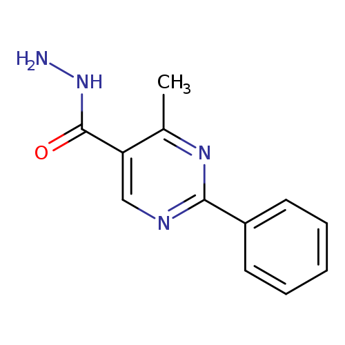 4-Methyl-2-phenylpyrimidine-5-carbohydrazide