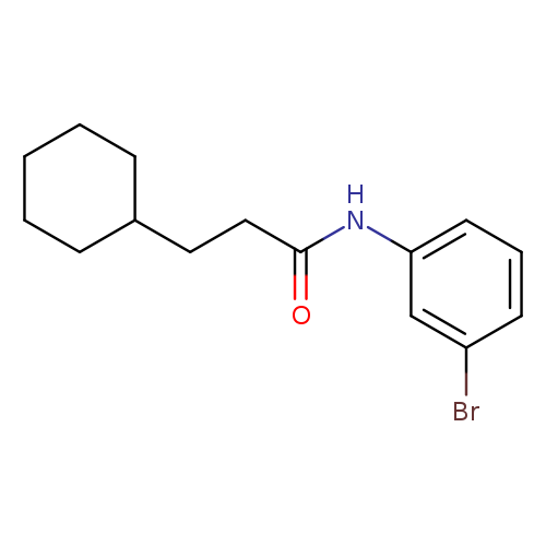 N-(3-bromophenyl)-3-cyclohexylpropanamide