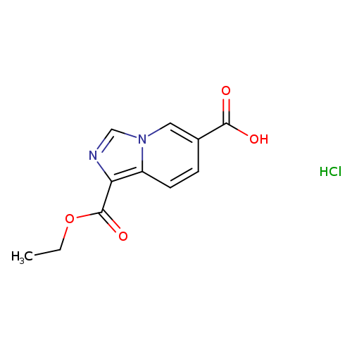 1-(ethoxycarbonyl)imidazo[1,5-a]pyridine-6-carboxylic acid hydrochloride