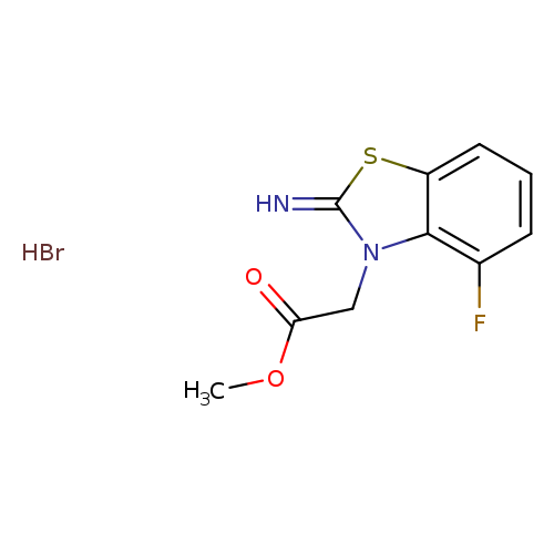 methyl 2-(4-fluoro-2-iminobenzo[d]thiazol-3(2H)-yl)acetate hydrobromide