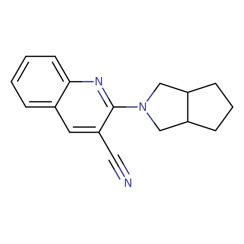 2-{octahydrocyclopenta[c]pyrrol-2-yl}quinoline-3-carbonitrile