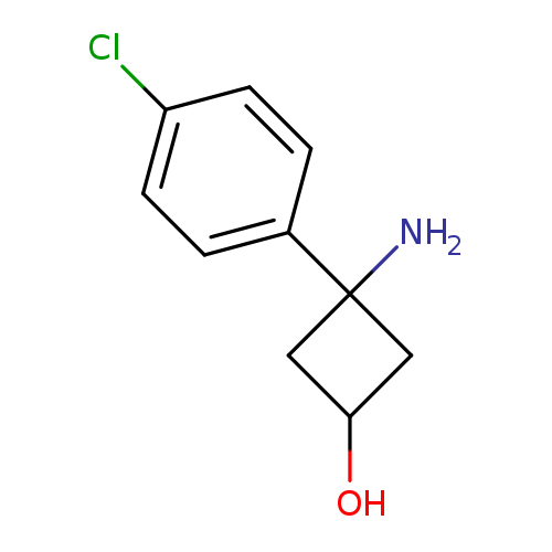 3-Amino-3-(4-chlorophenyl)cyclobutan-1-ol