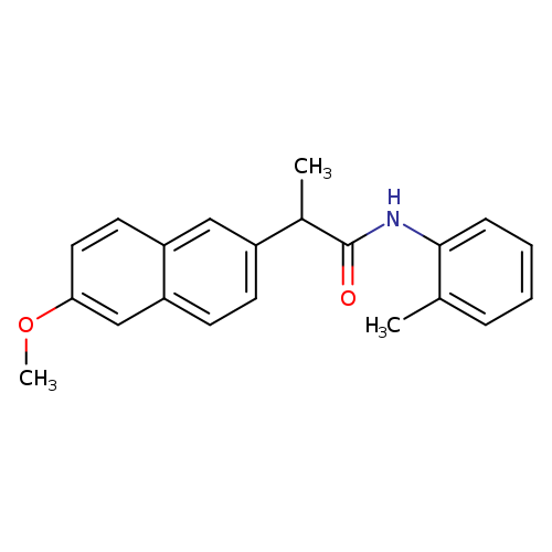 2-(6-methoxy-2-naphthyl)-N-(2-methylphenyl)propanamide