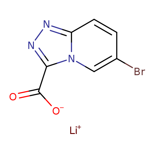 lithium(1+) ion 6-bromo-[1,2,4]triazolo[4,3-a]pyridine-3-carboxylate