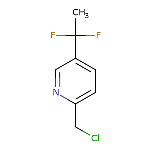 2-(chloromethyl)-5-(1,1-difluoroethyl)pyridine