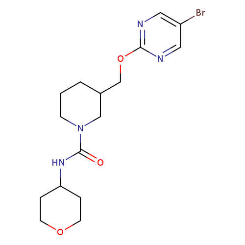 3-{[(5-bromopyrimidin-2-yl)oxy]methyl}-N-(oxan-4-yl)piperidine-1-carboxamide