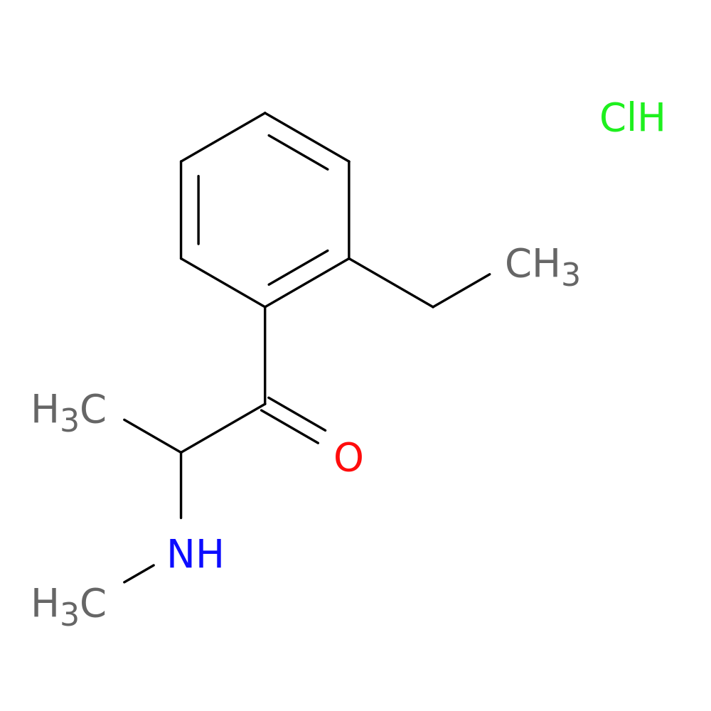 1-(2-ethylphenyl)-2-(methylamino)propan-1-one,monohydrochloride