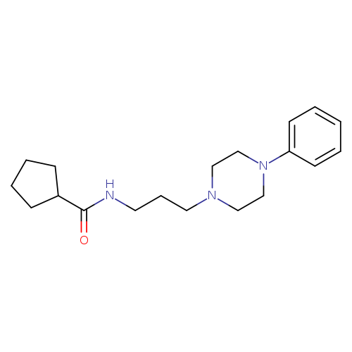 N-[3-(4-phenylpiperazin-1-yl)propyl]cyclopentanecarboxamide