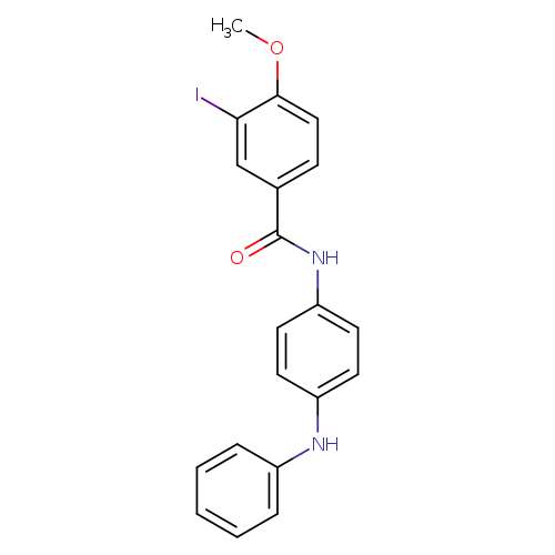 N-(4-anilinophenyl)-3-iodo-4-methoxybenzamide