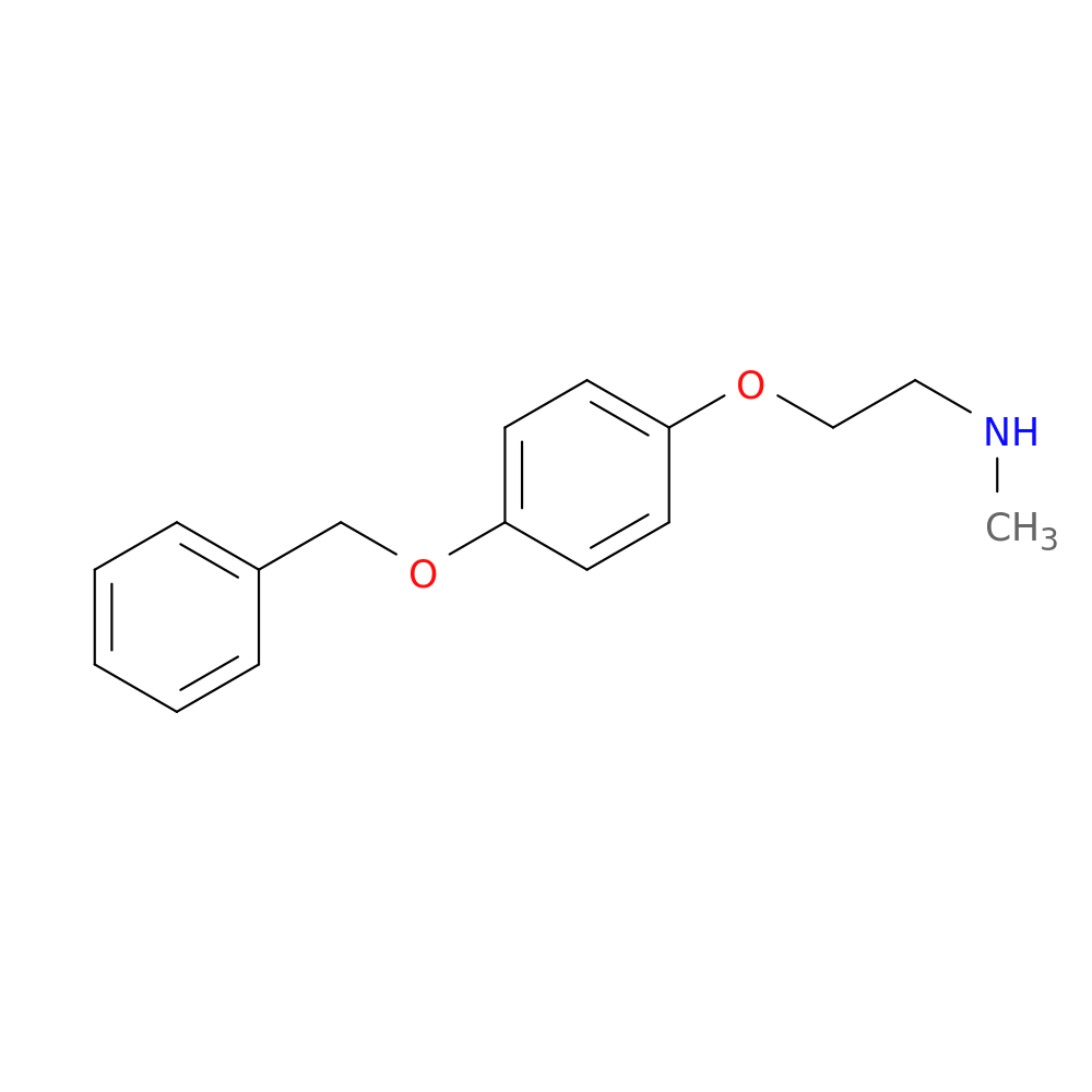 {2-[4-(benzyloxy)phenoxy]ethyl}(methyl)amine