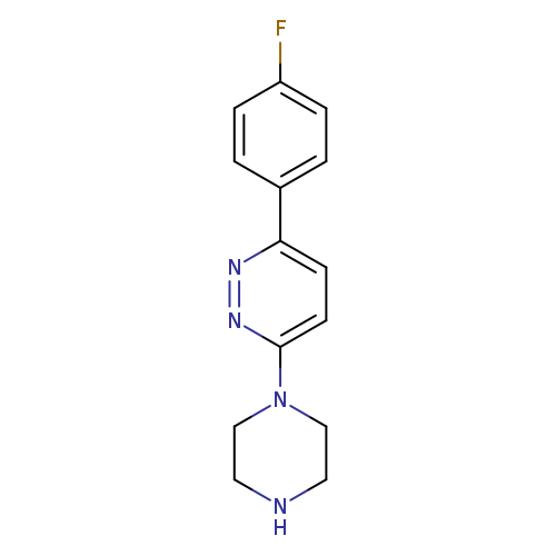 3-(4-fluorophenyl)-6-piperazin-1-ylpyridazine