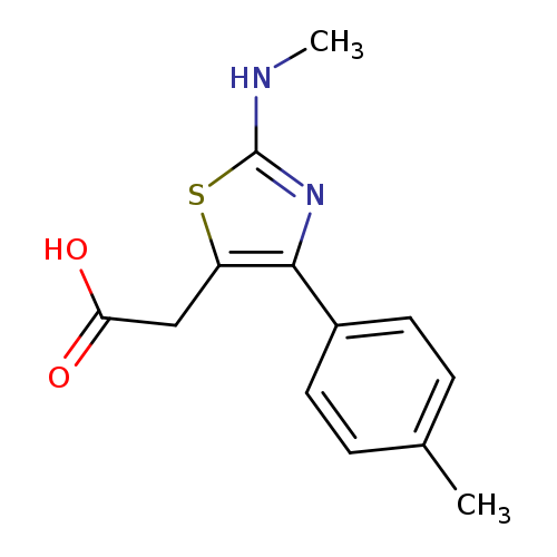 [2-(Methylamino)-4-(4-methylphenyl)-1,3-thiazol-5-yl]acetic acid