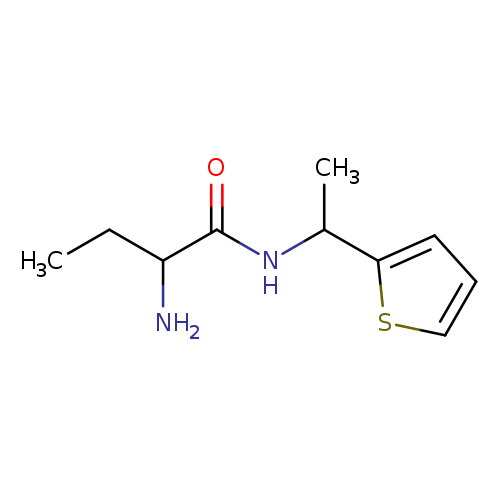 2-amino-N-[1-(thiophen-2-yl)ethyl]butanamide