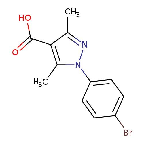 1-(4-Bromophenyl)-3,5-dimethyl-1H-pyrazole-4-carboxylic acid