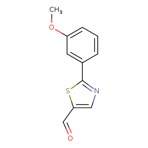 2-(3-Methoxyphenyl)thiazole-5-carbaldehyde