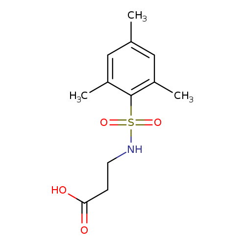 3-(2,4,6-trimethylbenzenesulfonamido)propanoic acid