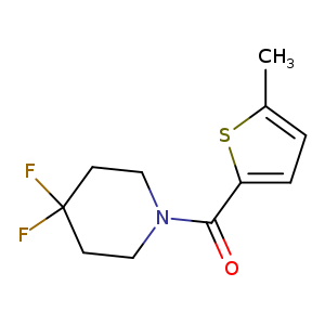 4,4-difluoro-1-(5-methylthiophene-2-carbonyl)piperidine