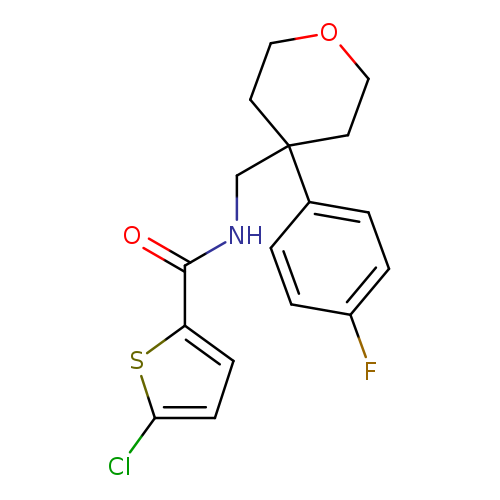 5-chloro-N-{[4-(4-fluorophenyl)oxan-4-yl]methyl}thiophene-2-carboxamide