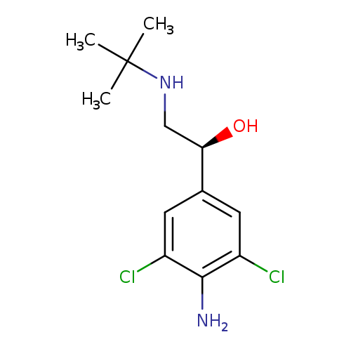 (+)-4-amino-alpha-[(tert-butylamino)methyl]-3,5-dichlorobenzyl alcohol