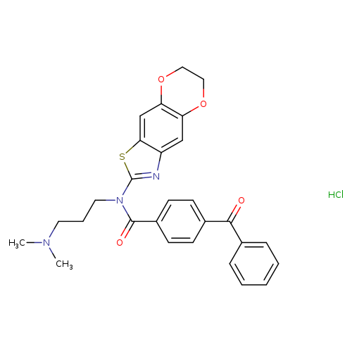 4-benzoyl-N-[3-(dimethylamino)propyl]-N-{10,13-dioxa-4-thia-6-azatricyclo[7.4.0.0^{3,7}]trideca-1,3(7),5,8-tetraen-5-yl}benzamide hydrochloride