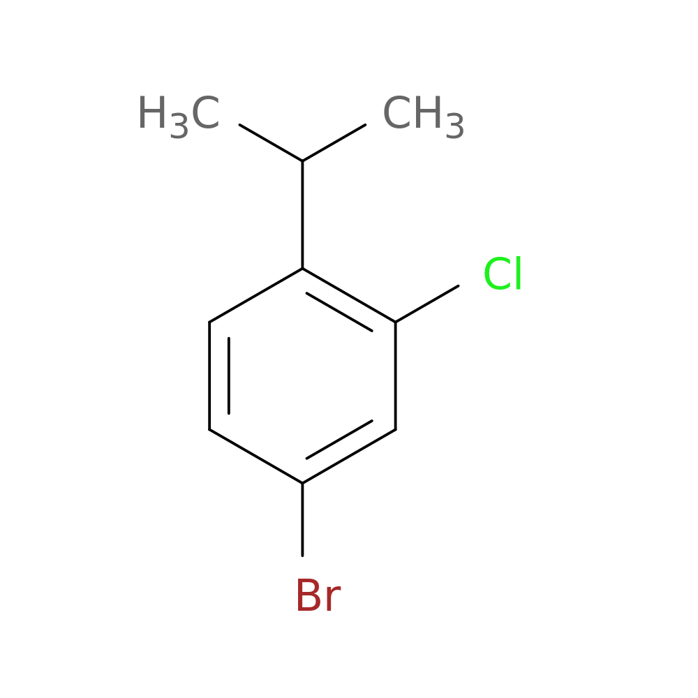 4-Bromo-2-chloro-1-(propan-2-yl)benzene